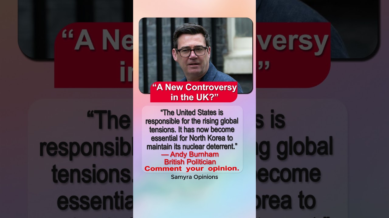 Labour Leader Rumor? Andy Burnham&rsquo;s Viral Statement Raises Questions