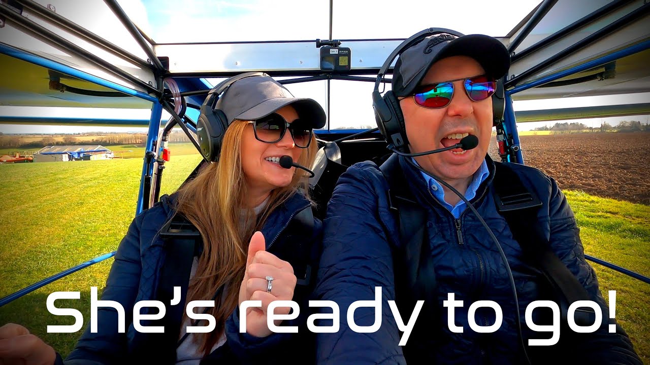 Isle of Wight Part 1 - Bembridge in a EuroFOX 912iS Rotax Microlight - 4K Video GoPro Insta360