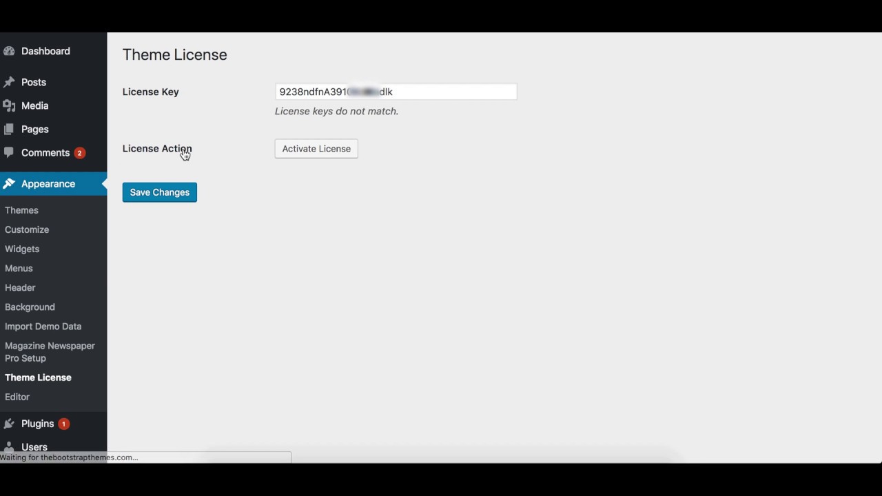 How to Activate Theme license in Magazine Newspaper Pro WordPress Theme