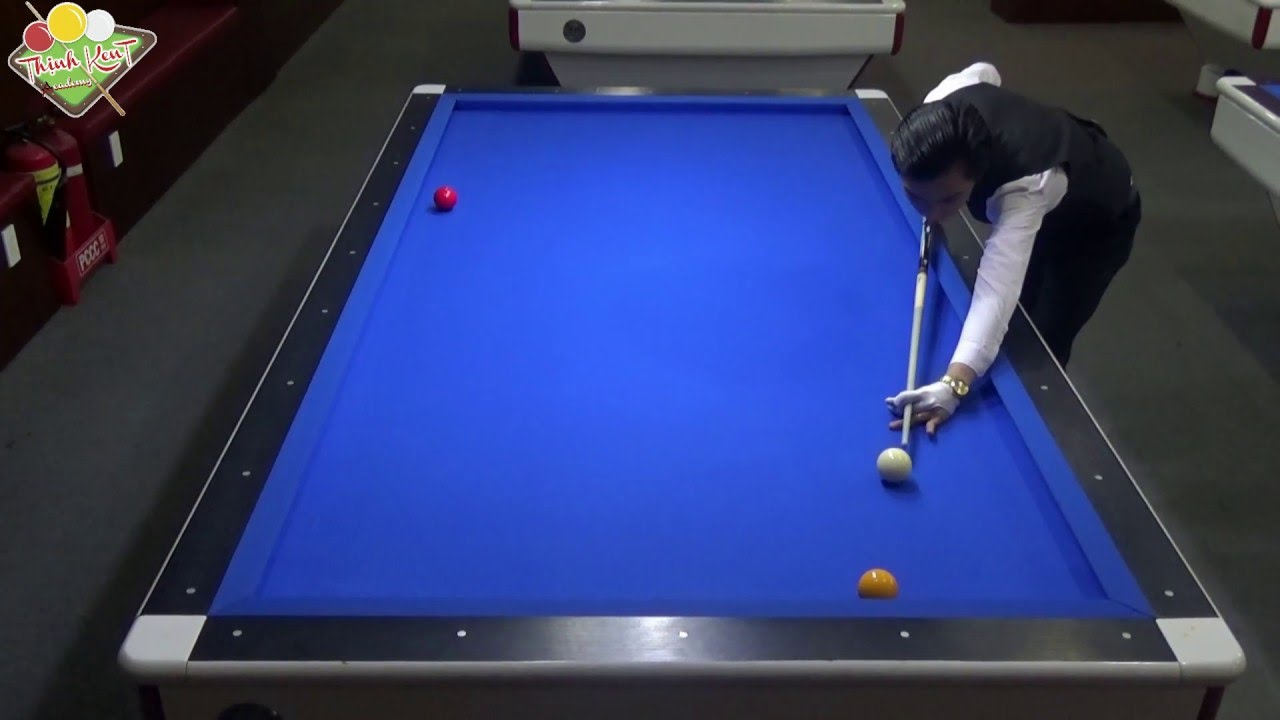 Carom Solution 5 : THINH KENT Reverse Double Kiss shot - Cú Nổ Đảo Góc Gom Bi