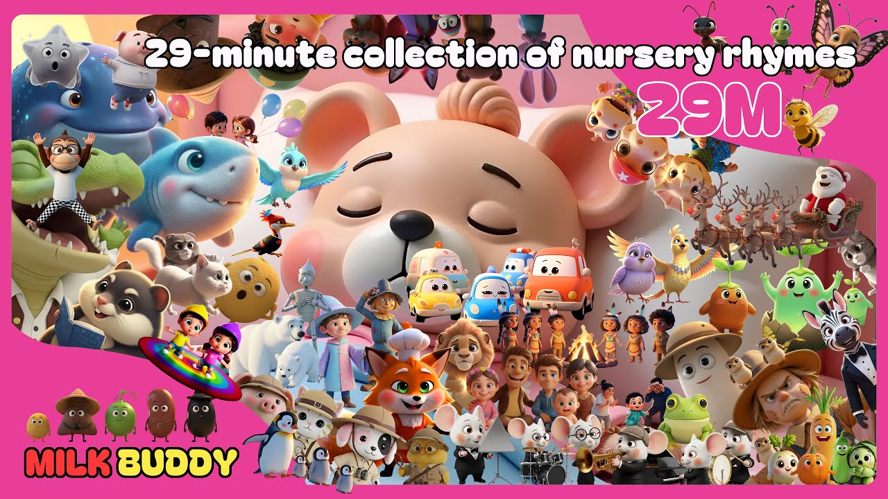29 minute collection of nursery rhymes