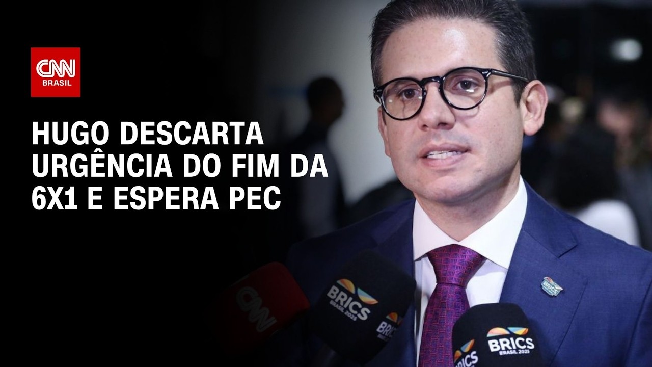 Hugo diz que governo n&atilde;o enviar&aacute; projeto e escala 6x1 tramitar&aacute; por PEC | CNN 360&deg;