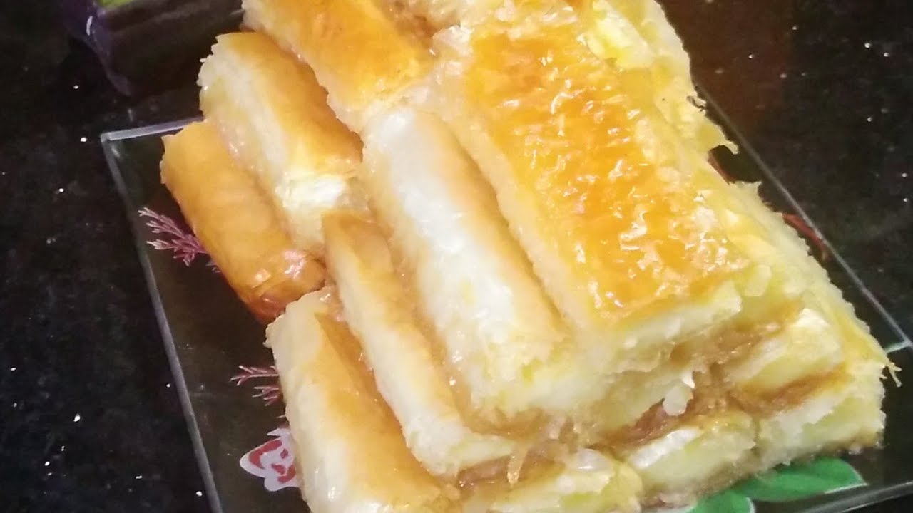 أصابع الجلاش بالكريمه #كريمه باستري # رمضان كريم♥️