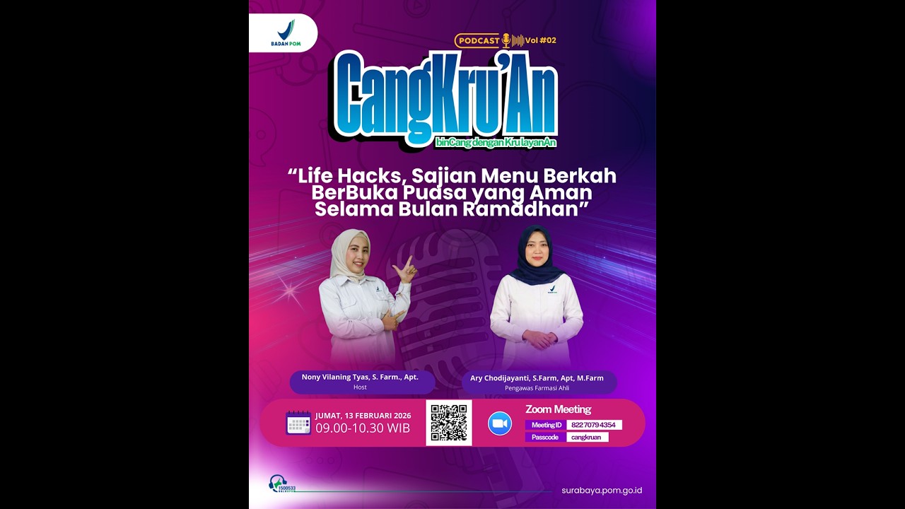 Cangkruan Vol 02 : Life Hacks, Sajian Menu Berkah Berbuka Puasa yang Aman Selama Bulan Ramadhan