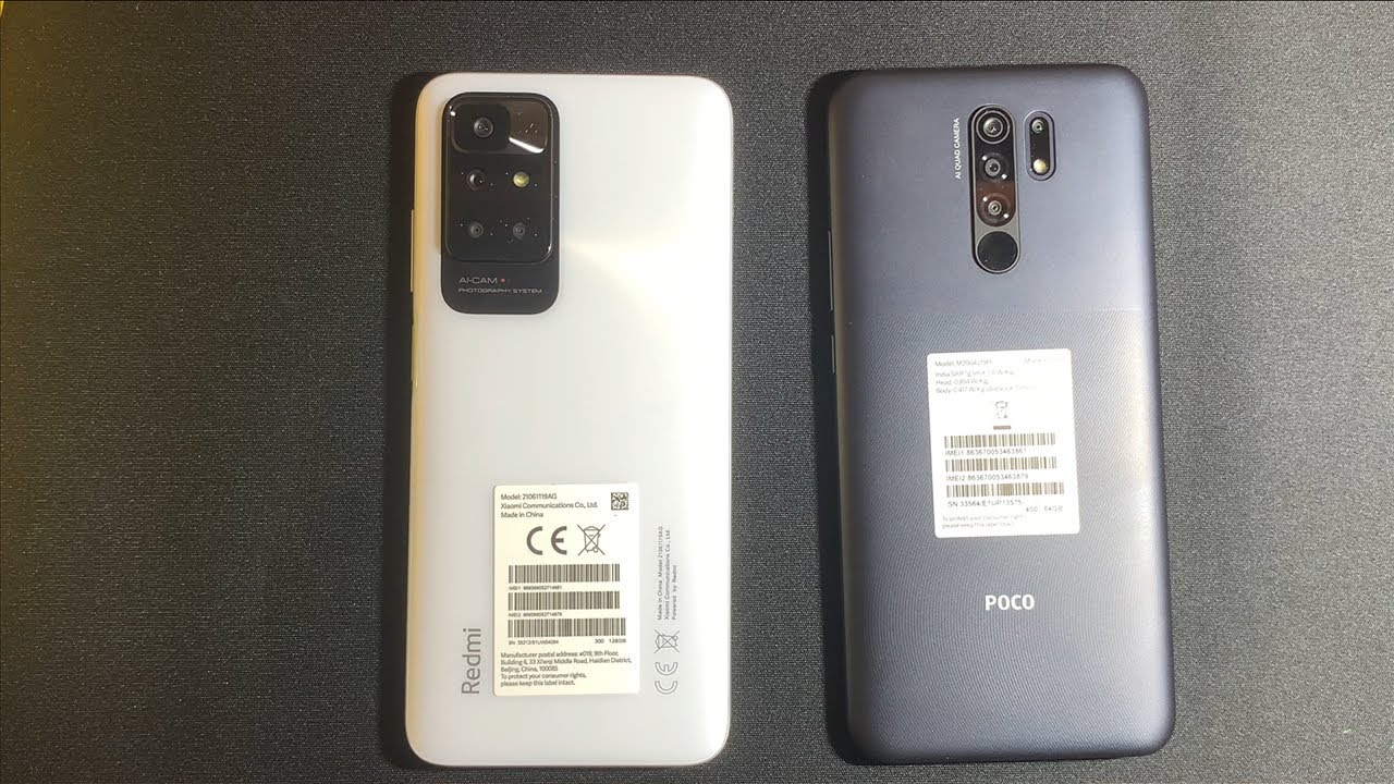 redmi 10 Vs poco m2 reloaded camera test (2021)