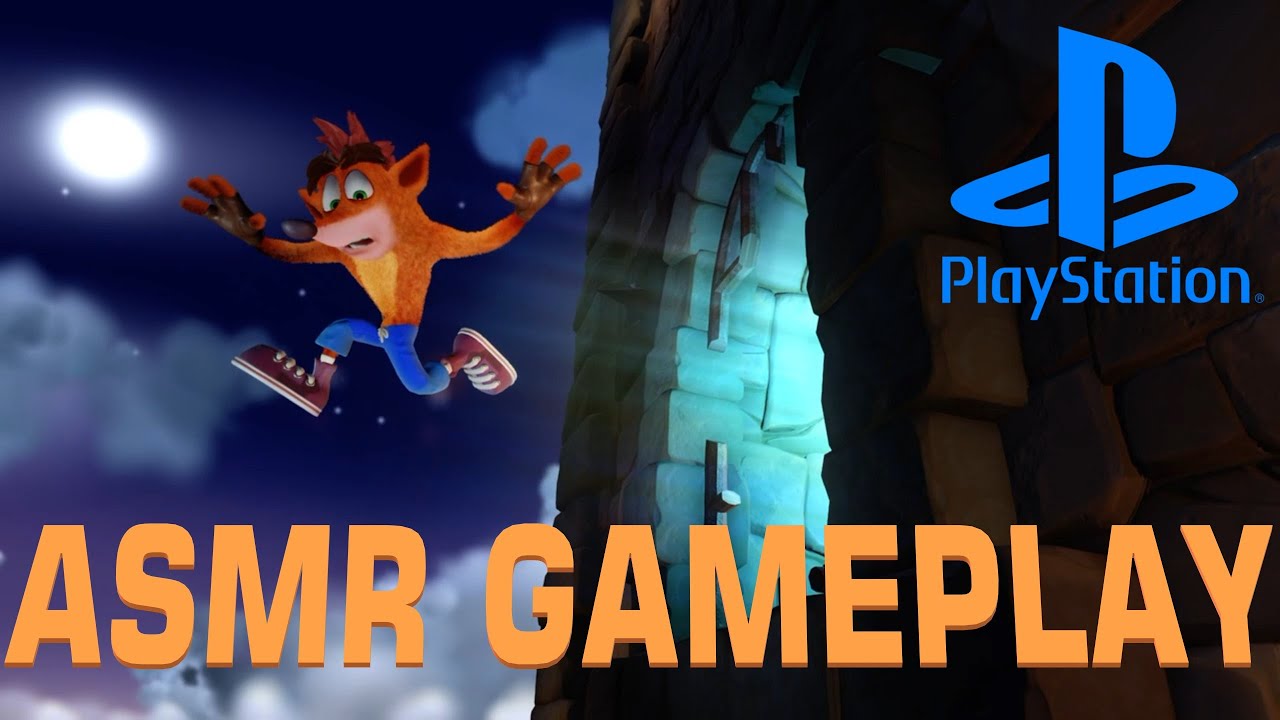 [ASMR - GAMEPLAY]  CRASH BANDICOOT - N. SANE TRILOGY / PS4 🎮/ SUSSURROS, SONS COM CONTROLE [ASMR BR]
