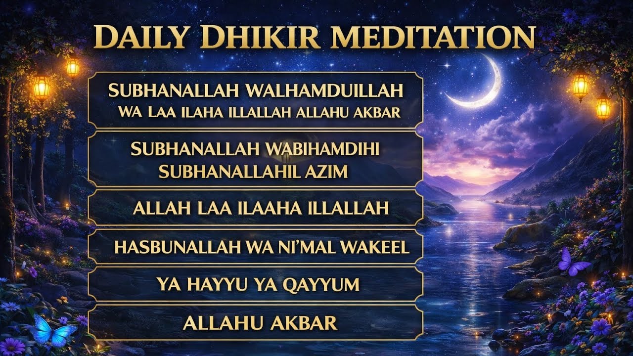 DON&rsquo;T SKIP THIS! Powerful Daily Dzikir That Opens Rizq & Brings Peace