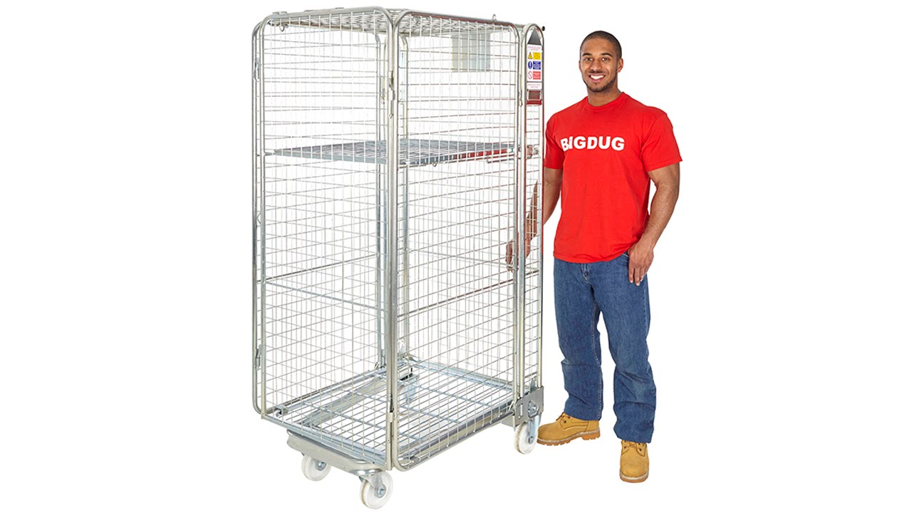 BiGDUG Secure Nestable Roll Container