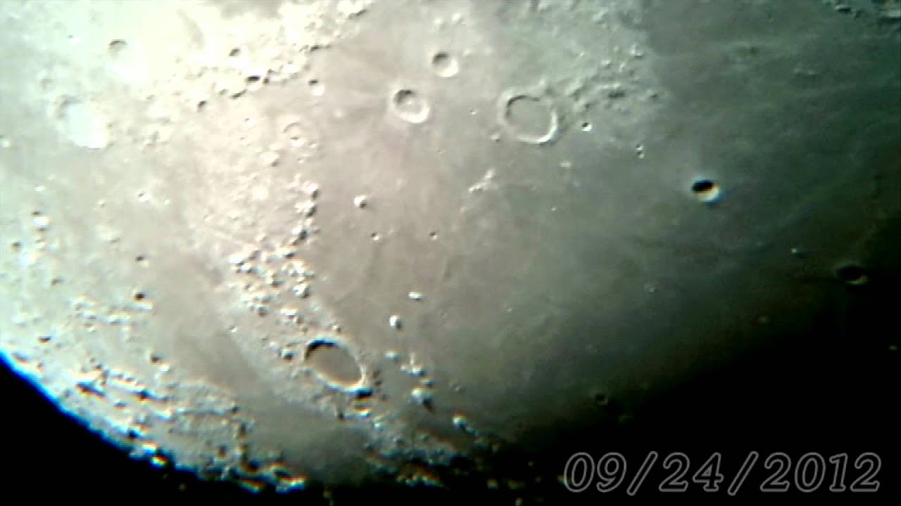 Moon North Pole View