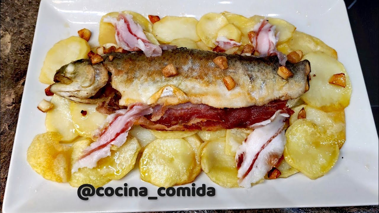 TRUCHA A LA SEGOVIANA O ESTILO SEGOVIANA  A MI MANERA/ DIFERENTE #cocinacaseratradicional 