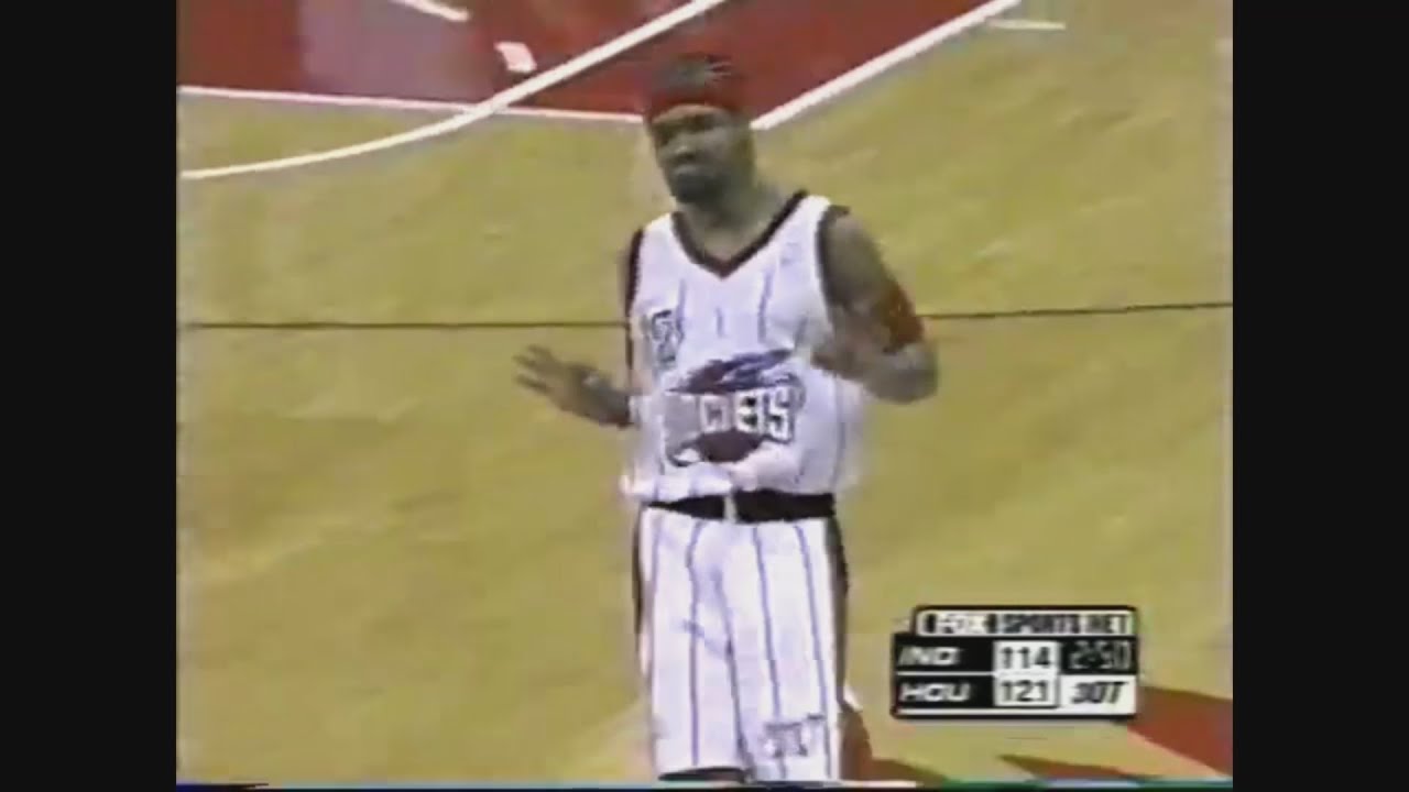 Moochie Norris 28 Points 4 Ast Vs. Pacers, 2000-01.