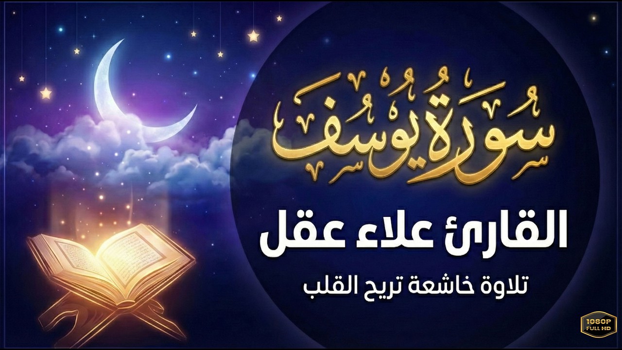 سورة يوسف بصوت جميل راحة وسكينة | شفاء وبركة وحفظ من الشيطان | القارئ علاء عقل,