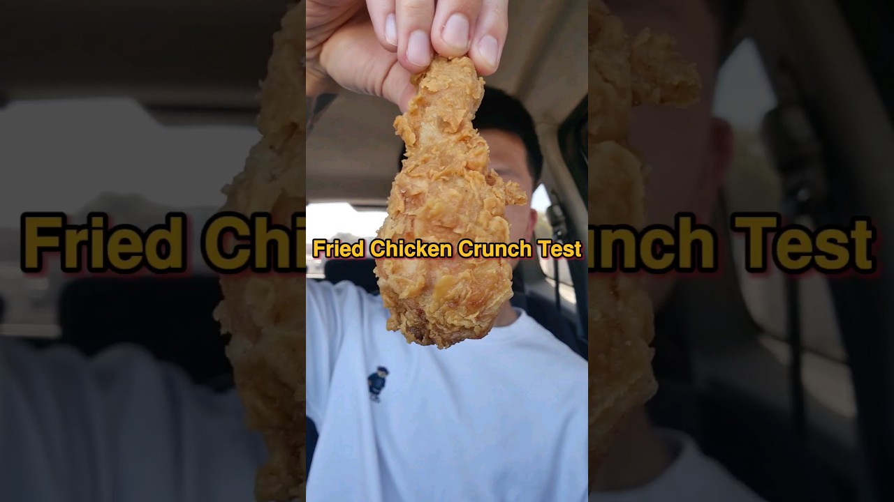 KFC VS RED ROOSTER - Best Crispy Fried Chicken #friedchicken #crunchyasmr #chicken #fastfood #shorts