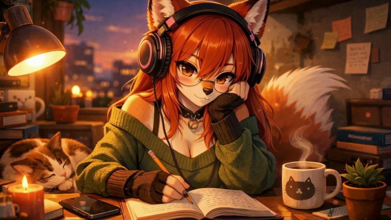 Lofi for Fox (only) soft jazz nights for quiet focus