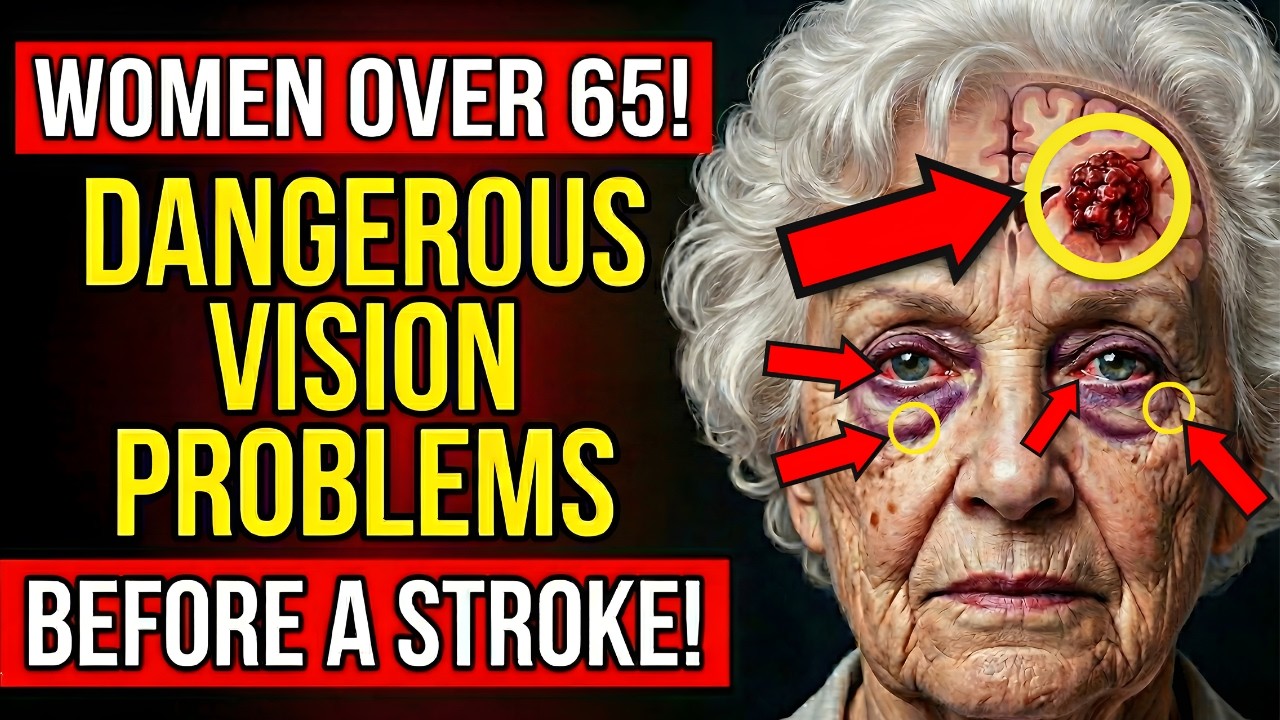 WOMEN OVER 65: 6 Vision Problems from Brain Strokes (Most Miss #2)