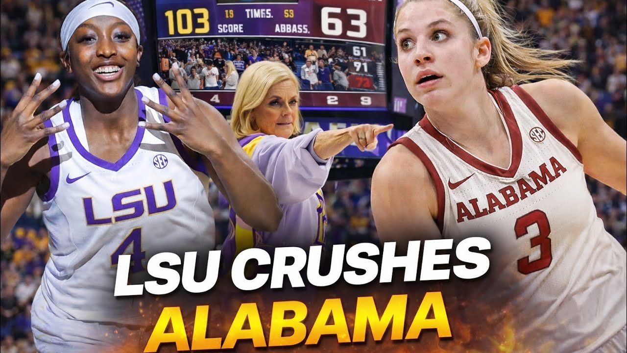 LSU WOMEN’S BASKETBALL SURGES IN SEC TITLE RACE AFTER DOMINANT ALABAMA WIN