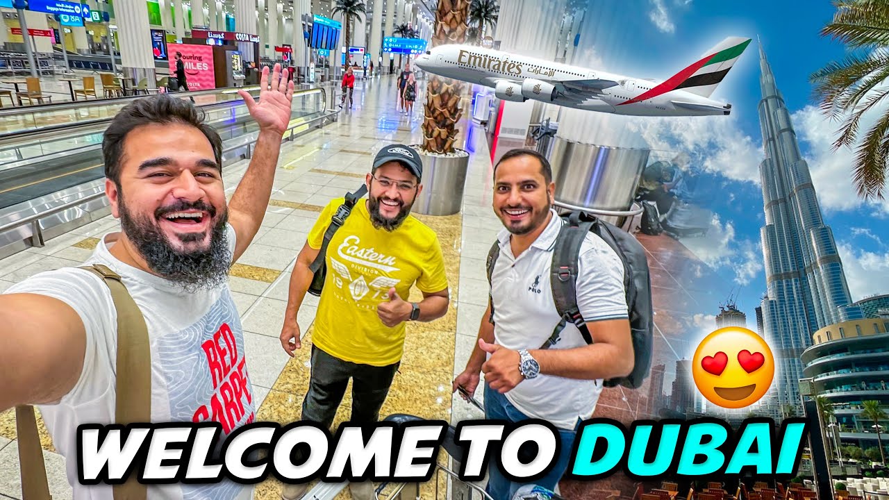 Karachi se Dubai ka safar ✈️ trip start hogaya 😍