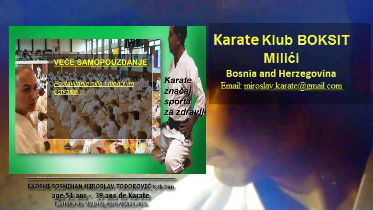 Miroslav TODOROVIC karate instruktor 8 Dan Milici BIH