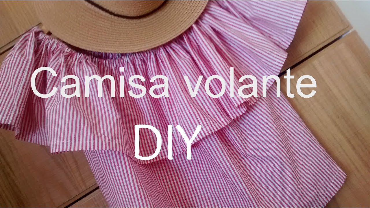 Tutorial camiseta volante DIY