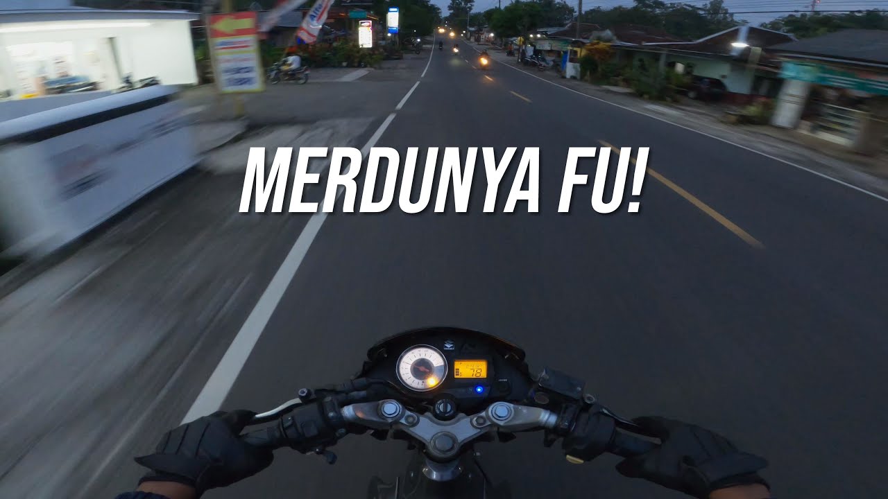 Nih, Pure Sound! | Suzuki Satria FU Knalpot Standar