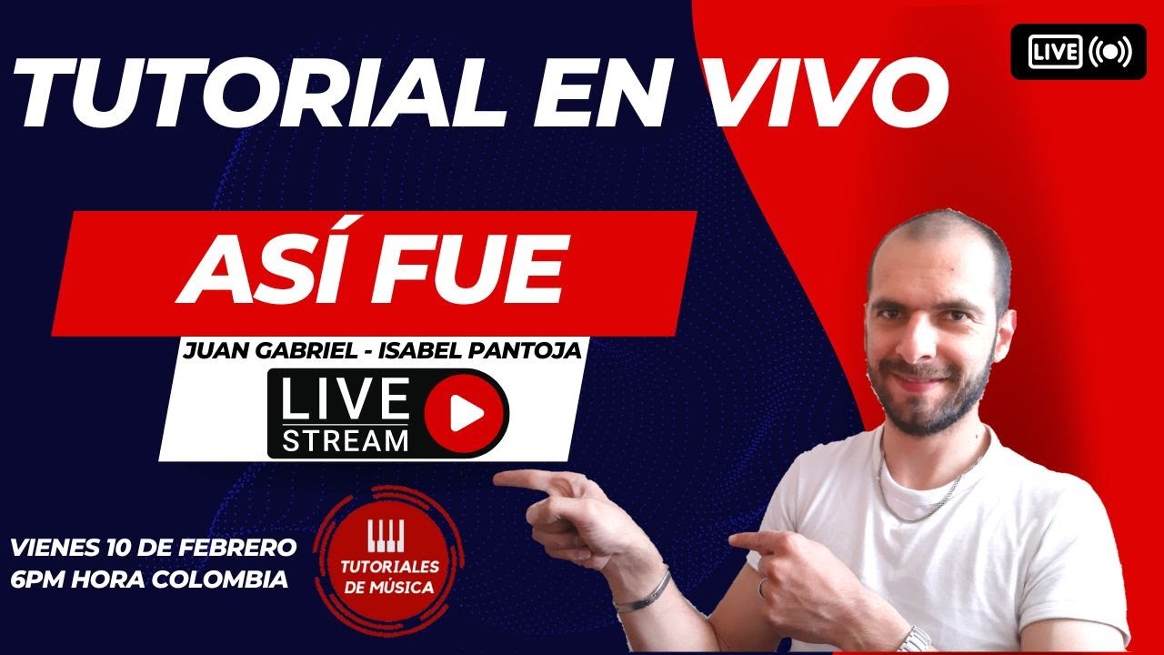 Cómo tocar ASI FUE Juan Gabriel - Isabel Pantoja TUTORIAL PASO A PASO EN VIVO