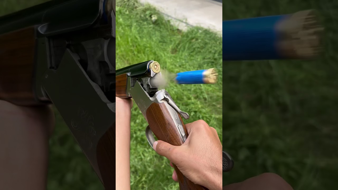 Baikal Mp 27 over under shot gun test fire