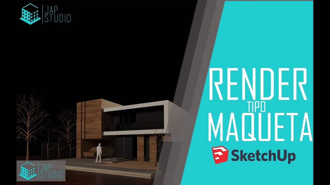 Como hacer Renders tipo Maqueta (Regalo Plantilla)