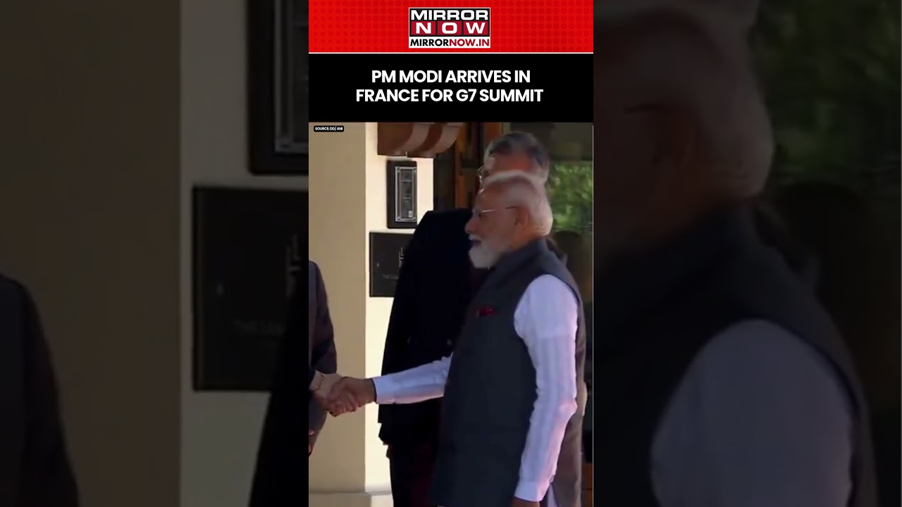 PM Modi Arrives In France For G7 Summit, All Set To Hold Talks On Crucial Global Topics #shorts