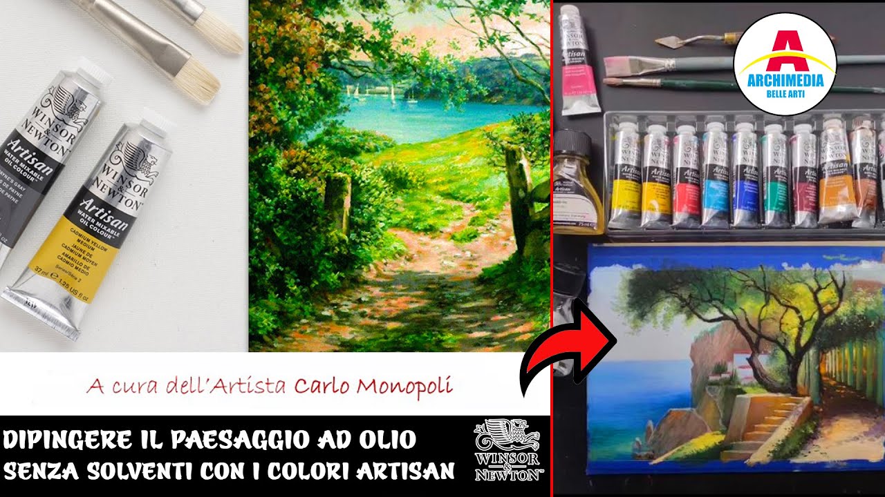 Tutorial | 🖌️ Come Dipingere un Paesaggio con i Colori ad Olio Artisan di Winsor&Newton!