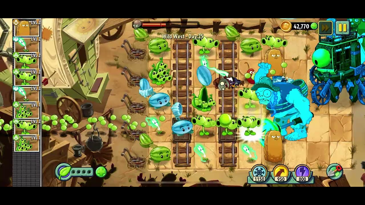Plant vs zombies 2: #13 The leader of the desert zombie was killed🔥🔥🔥 