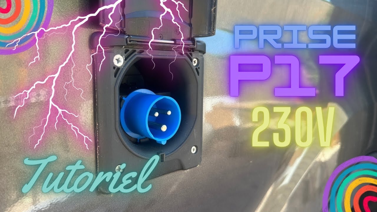 J'installe le socle d'une PRISE P17 sur mon fourgon aménagé ! 