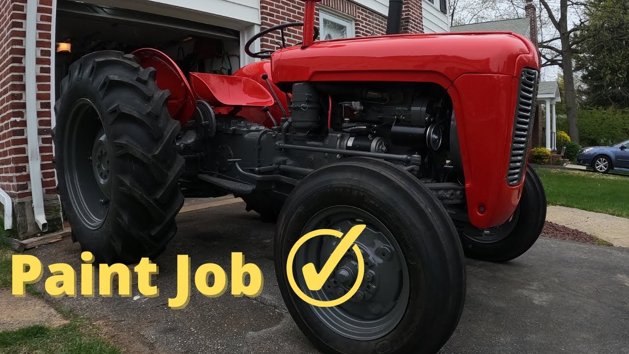 Bodywork and Paint on the Massey Ferguson 35 Restoration
