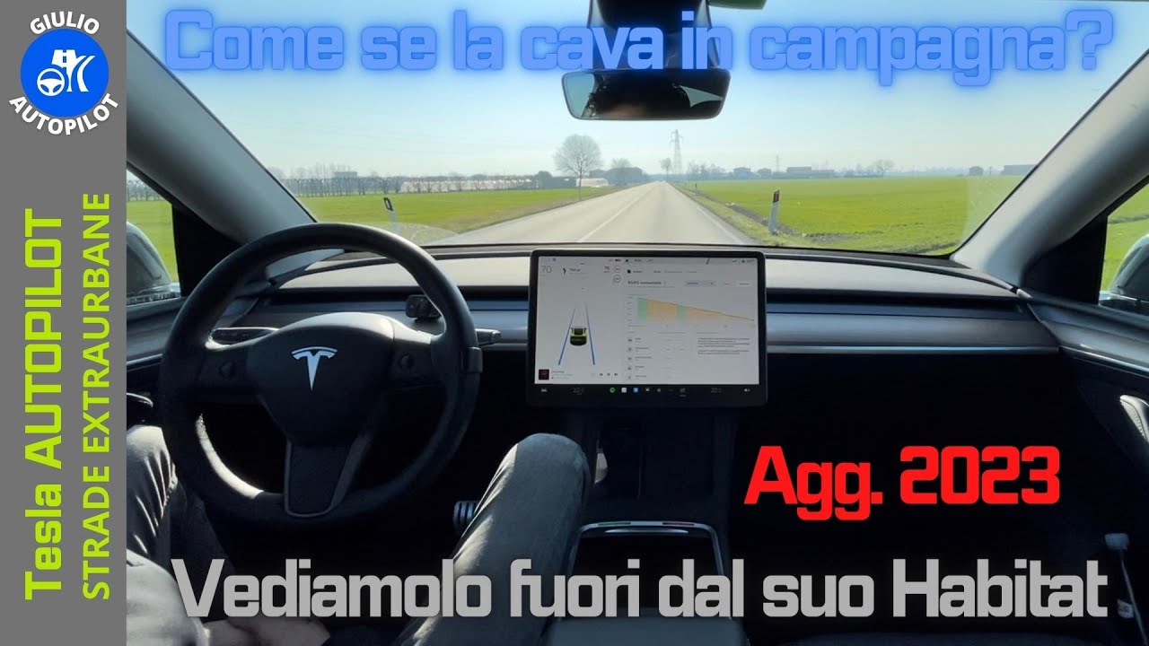 Tesla Autopilot su Strade Extraurbane  - Agg.2023