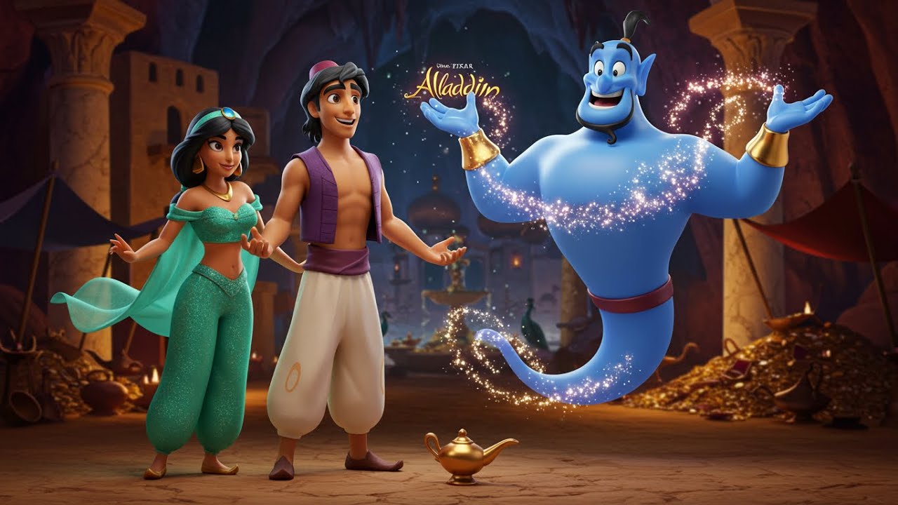 Aladdin's Adventure | Aladdin and Magic Lamp🧞‍♀️🪔 | #aladdinmovie | Aladin & the Genie 🧞‍♂️| #aladin