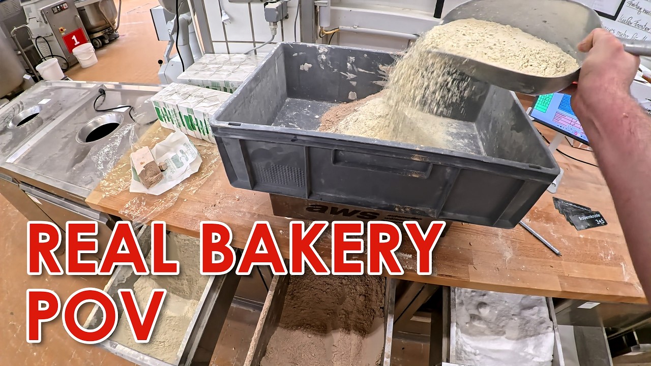POV: Making Dough in a  German Bakery