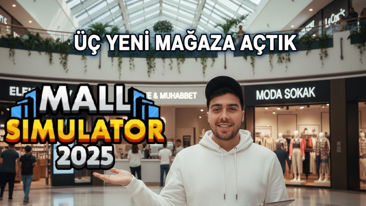ÜÇ TANE YENİ MAĞAZA AÇTIK !!-Mall Simulator#ytdayibenionecikarnolur #mallsimulator#keşfetedüş 