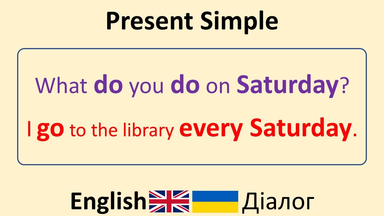 What do you do on Saturday?