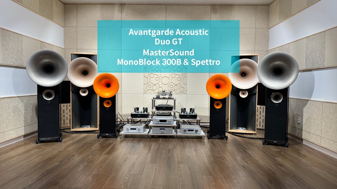 아방가르드어쿠스틱 Duo GT G3 & 마스터사운드 MonoBlock 300B, Spettro 분리형 앰프