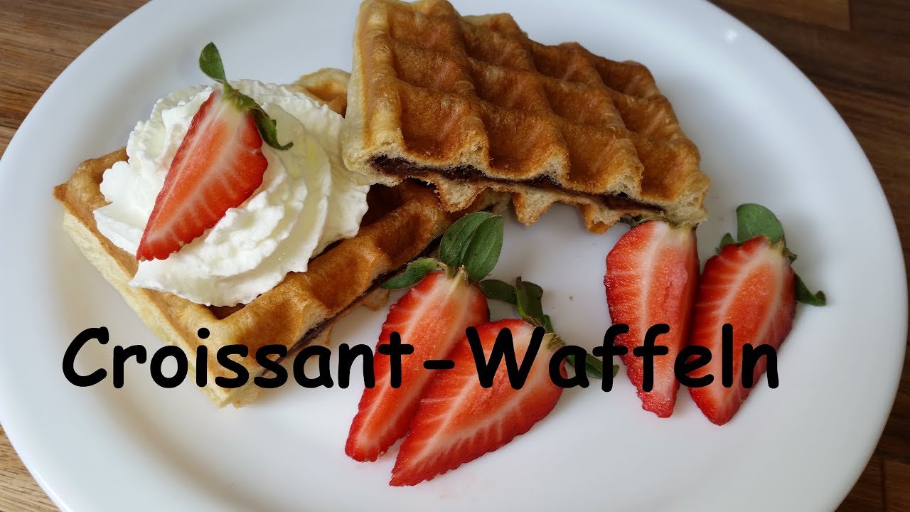 Croissant + Waffel = Croffels | Croissant-Waffeln | Waffel-Croissant | Videoanleitung