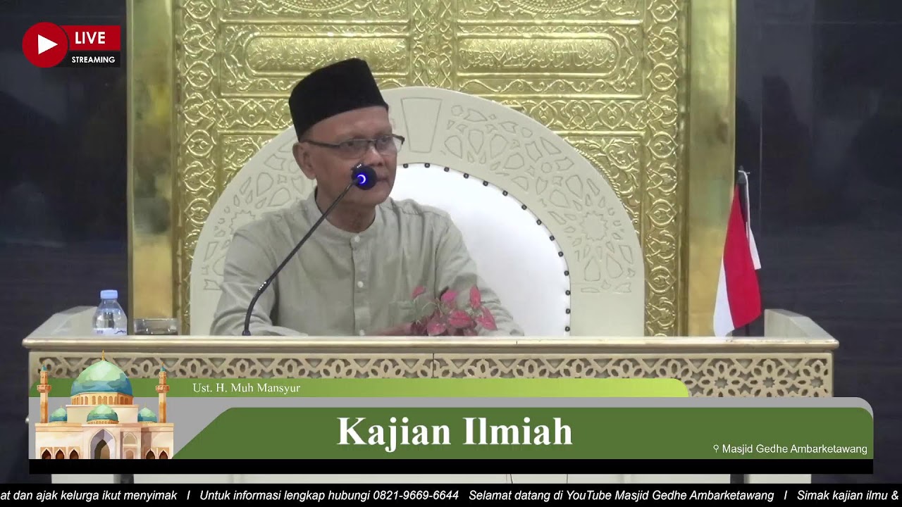 (LIVE)Ust. H. Muh Mansyur - Masjid Gedhe Ambarketawang
