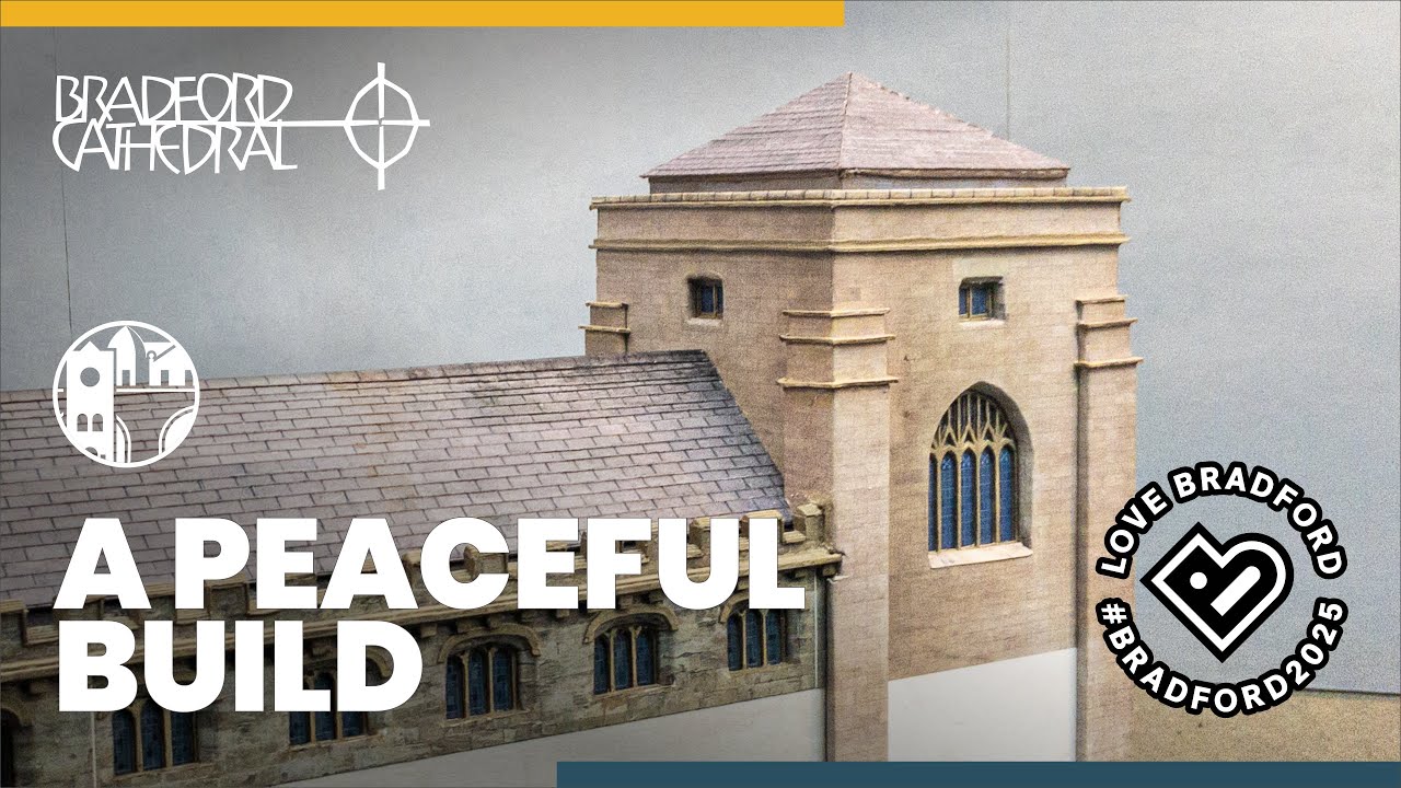 A Peaceful Journey: Crafting Bradford Cathedral's Lantern Tower from card and paper in N Scale