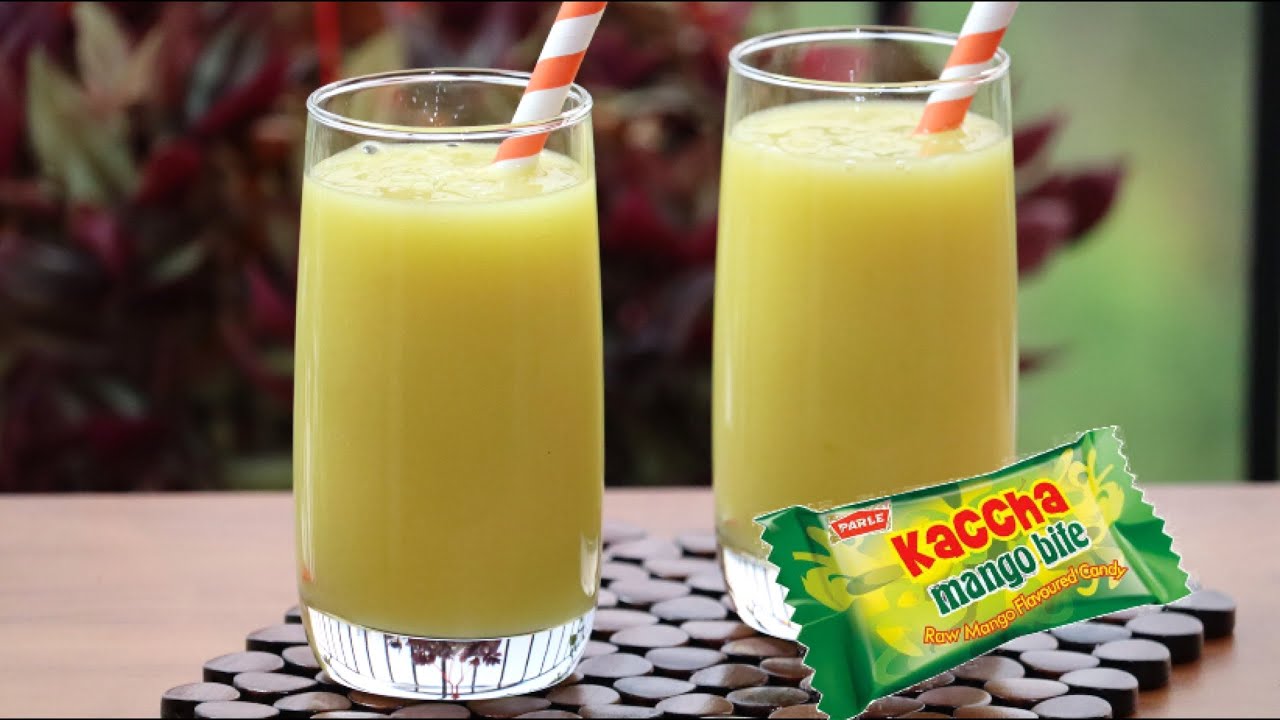 Kaccha Mango Juice | Sweet & Sour mango summer drink | Easy to make green/unripe aam drink | SR E41