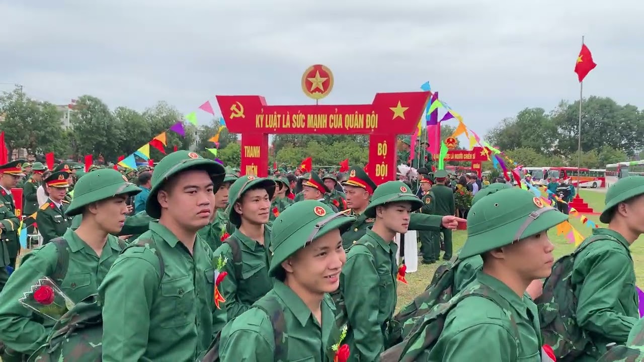 Tân binh nhập ngũ xã Tân yên 2026