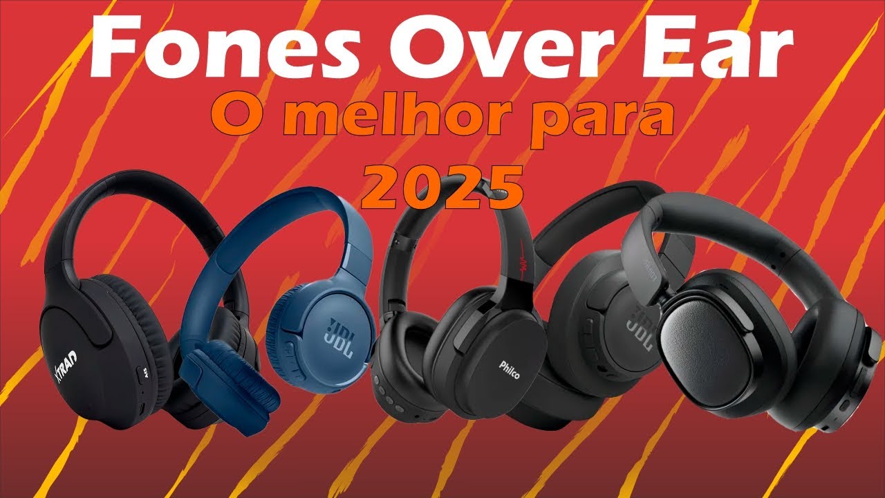 TOP 5 Fones Bluetooth 2025 🔥 Últimas Unidades! Philco, JBL, Edifier | #FoneBluetooth #Promo #OverEar