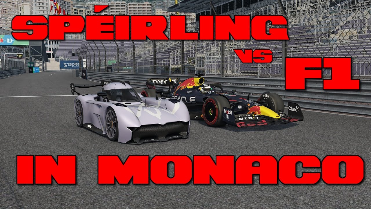 McMurtry Spéirling vs Formula 1 in Monaco