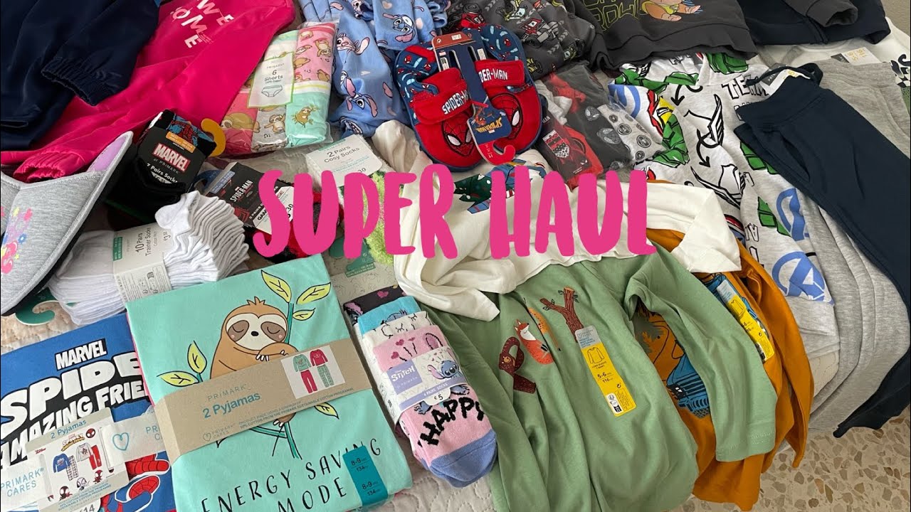 SUPER HAUL 👚 | ROPA para NIÑOS | ropa de ENTRETIEMPO | @pastorycasas