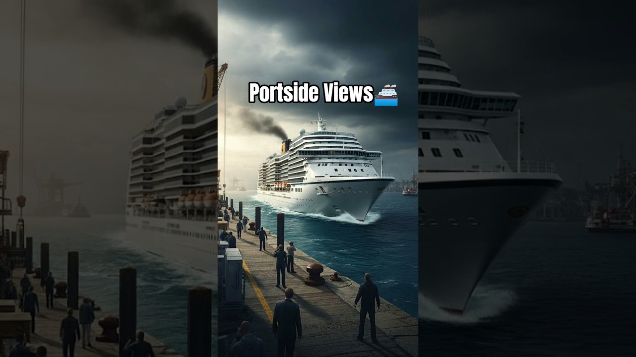 That moment when the cruise ship pulls up and steals the show. 😍⚓ #viral #shorts #ship