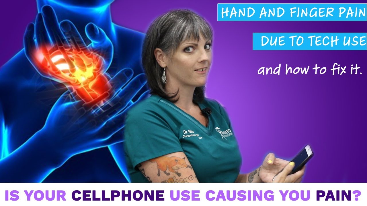Is your cellphone the cause of your Hand or Finger Pain?