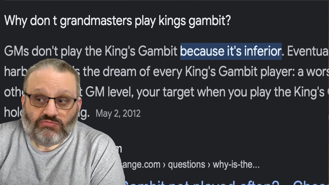GM Ben Finegold Plays the King's Gambit