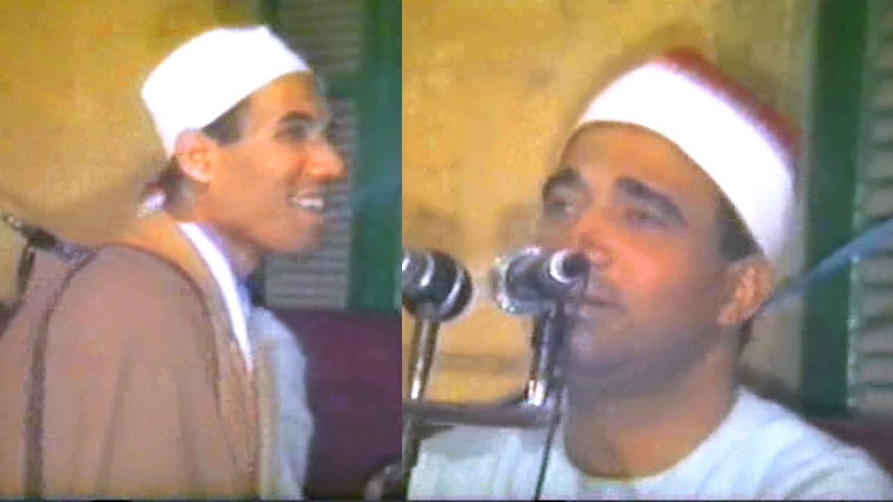 الشيخ محمود جوده عبدالتواب في عزاء والد الشيخ عبدالفتاح الطاروطي عام 1992